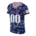 personalized new york giants camouflage abstract blue jersey best selling