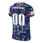 personalized new york giants camouflage abstract blue jersey best selling