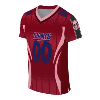 personalized new york giants dynamic dots red jersey fashion forward