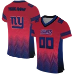 personalized new york giants halftone sweep red black jersey best selling