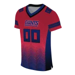 personalized new york giants halftone sweep red black jersey best selling