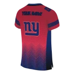 personalized new york giants halftone sweep red black jersey best selling