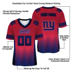 personalized new york giants halftone sweep red black jersey best selling
