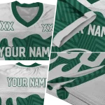 personalized new york jets dripping flames green white jersey best selling