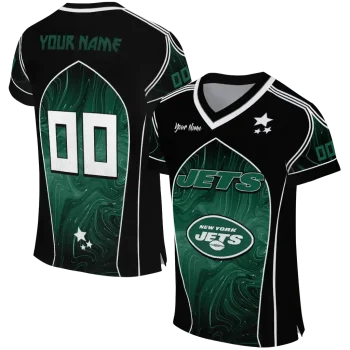 personalized new york jets halftone slant green black jersey best selling