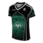 personalized new york jets halftone slant green black jersey best selling