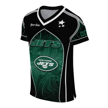 personalized new york jets halftone slant green black jersey fashion forward