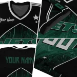 personalized new york jets halftone slant green black jersey best selling