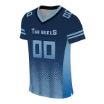 personalized north carolina tar heels halftone sweep navy blue black jersey best selling