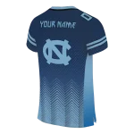 personalized north carolina tar heels halftone sweep navy blue black jersey best selling