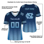 personalized north carolina tar heels halftone sweep navy blue black jersey best selling