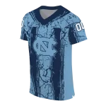 personalized north carolina tar heels rugged stripes light blue jersey best selling