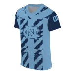 personalized north carolina tar heels stripe block light blue jersey best selling