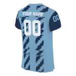 personalized north carolina tar heels stripe block light blue jersey best selling