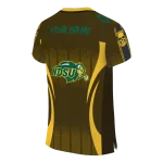 personalized north dakota state bison dynamic dots yellow jersey best selling