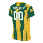 personalized north dakota state bison striped texture green jersey best selling