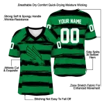 personalized north texas mean green art stripe green jersey best selling