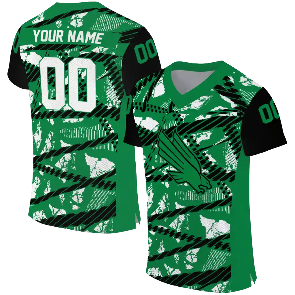 personalized north texas mean green camo shatter green jersey best selling personalized north texas mean green camo shatter green jersey best selling