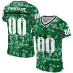 personalized north texas mean green camouflage abstract green jersey best selling