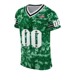 personalized north texas mean green camouflage abstract green jersey best selling
