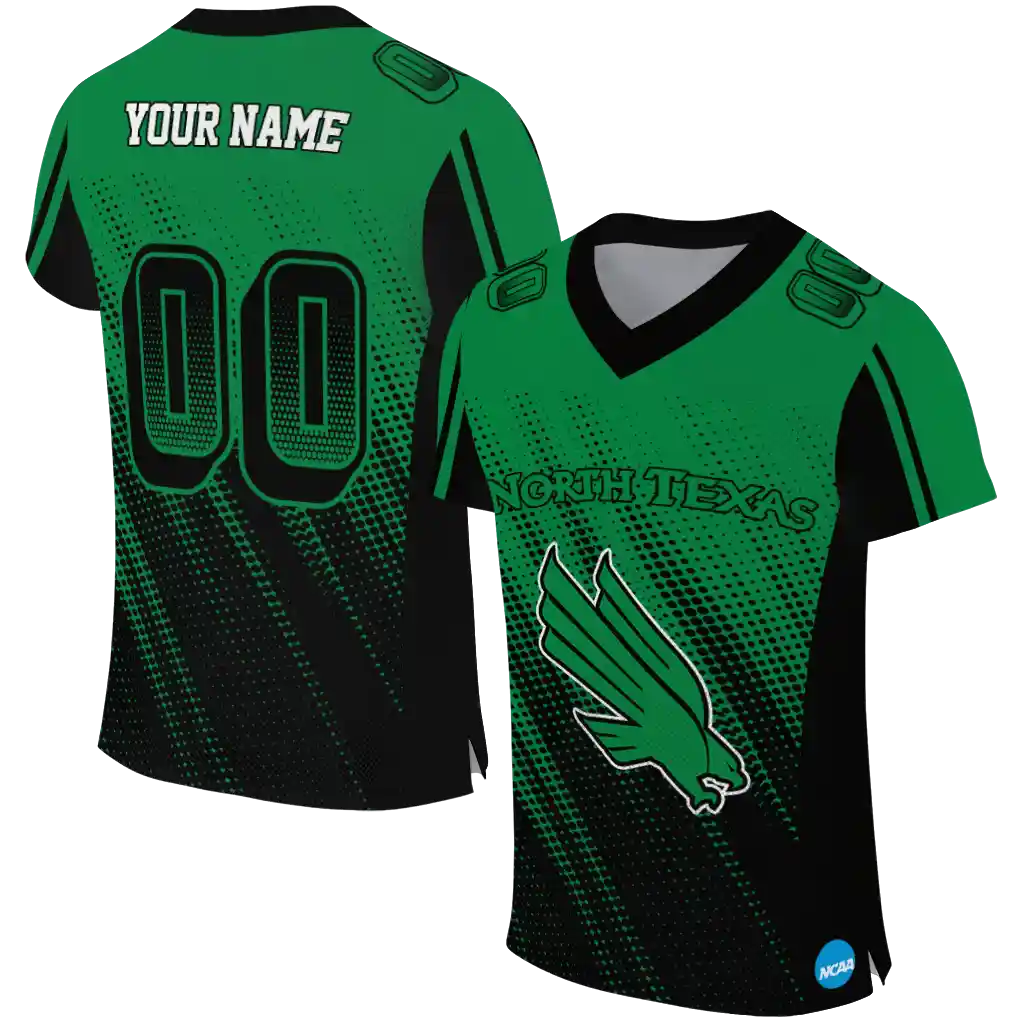 personalized north texas mean green halftone flow green black jersey best selling personalized north texas mean green halftone flow green black jersey best selling