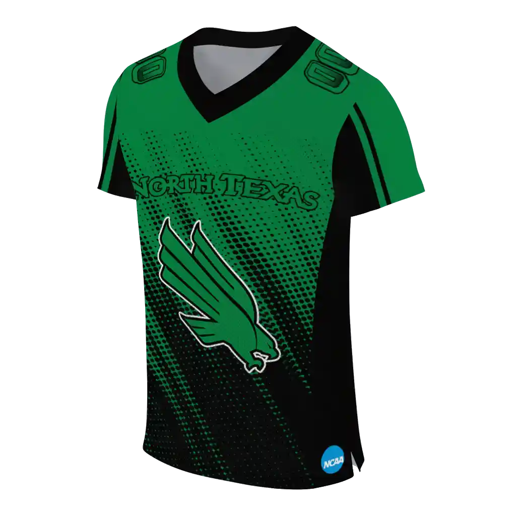 personalized north texas mean green halftone flow green black jersey fashion forward personalized north texas mean green halftone flow green black jersey fashion forward