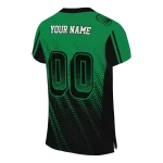 personalized north texas mean green halftone flow green black jersey best selling