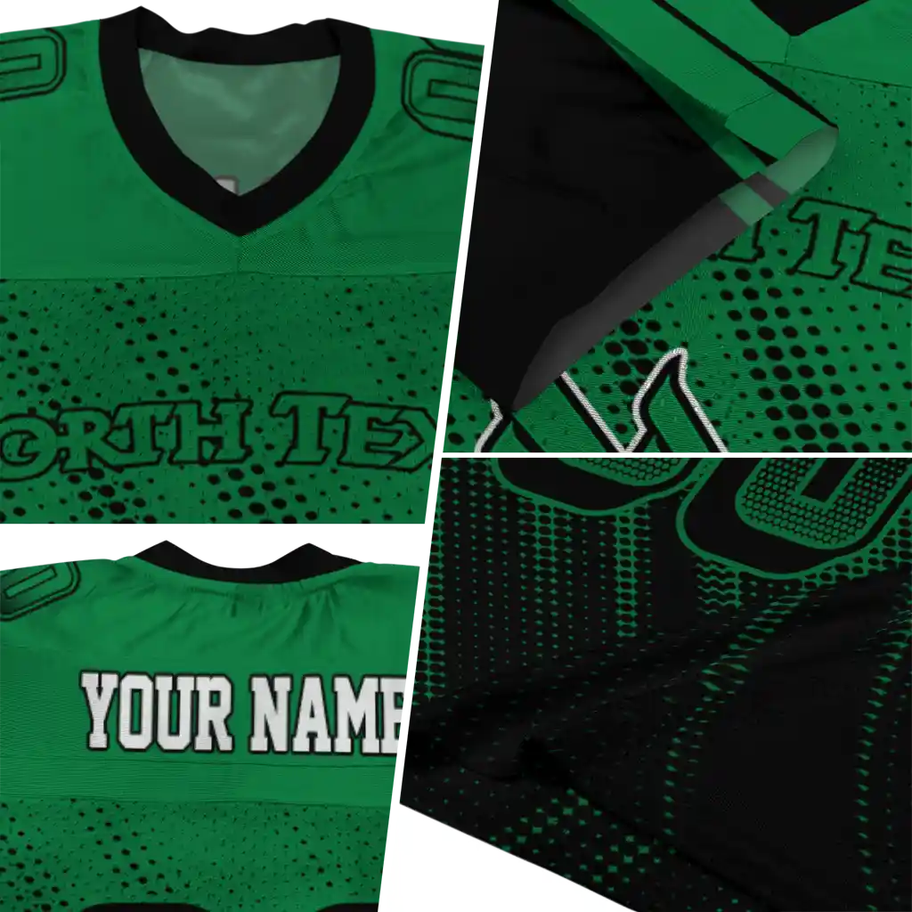 personalized north texas mean green halftone flow green black jersey new arrival personalized north texas mean green halftone flow green black jersey new arrival