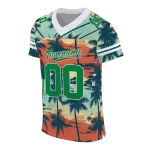 personalized north texas mean green horizon palm sunset jersey best selling