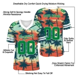 personalized north texas mean green horizon palm sunset jersey best selling