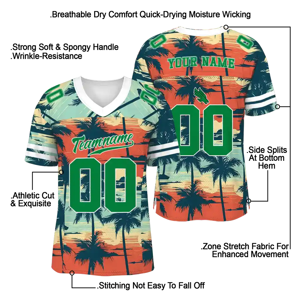 personalized north texas mean green horizon palm sunset jersey latest model personalized north texas mean green horizon palm sunset jersey latest model