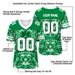 personalized north texas mean green mirrored pattern green jersey best selling