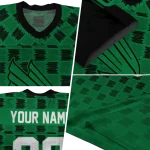 personalized north texas mean green stacked rectangle green jersey best selling