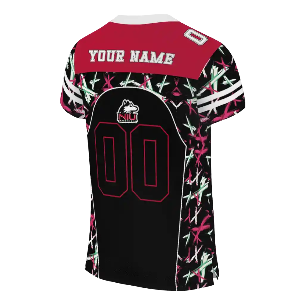 personalized northern illinois huskies brushstroke xs silver black jersey high quality personalized northern illinois huskies brushstroke xs silver black jersey high quality