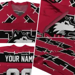 personalized northern illinois huskies layered grids red jersey best selling