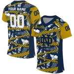personalized notre dame fighting irish camo shatter navy jersey best selling