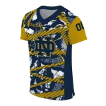 personalized notre dame fighting irish camo shatter navy jersey best selling