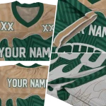 personalized ohio bobcats dripping flames green white jersey best selling