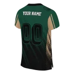 personalized ohio bobcats halftone flow green black jersey best selling