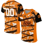 personalized oklahoma state cowboys camo shatter orange jersey best selling