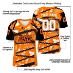 personalized oklahoma state cowboys camo shatter orange jersey best selling