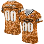 personalized oklahoma state cowboys camouflage abstract orange jersey best selling