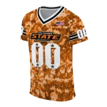 personalized oklahoma state cowboys camouflage abstract orange jersey best selling