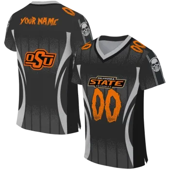 personalized oklahoma state cowboys dynamic dots black jersey best selling