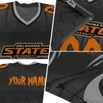 personalized oklahoma state cowboys dynamic dots black jersey best selling