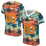 personalized oklahoma state cowboys horizon palm sunset jersey best selling