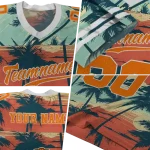 personalized oklahoma state cowboys horizon palm sunset jersey best selling