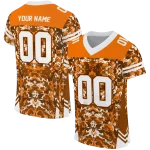 personalized oklahoma state cowboys mirrored pattern orange jersey best selling