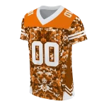 personalized oklahoma state cowboys mirrored pattern orange jersey best selling