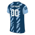 personalized old dominion monarchs stripe block blue jersey best selling